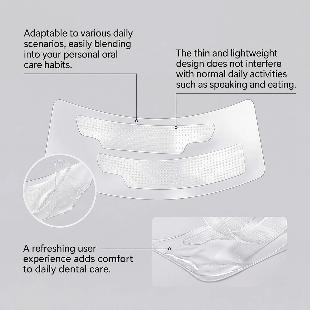 Teeth Whitening Strips Fast Results 7days,Remove Plaque Stain Enamel Safe For Coffee, Tea & Smoking Stains Oral Care Oasis Select