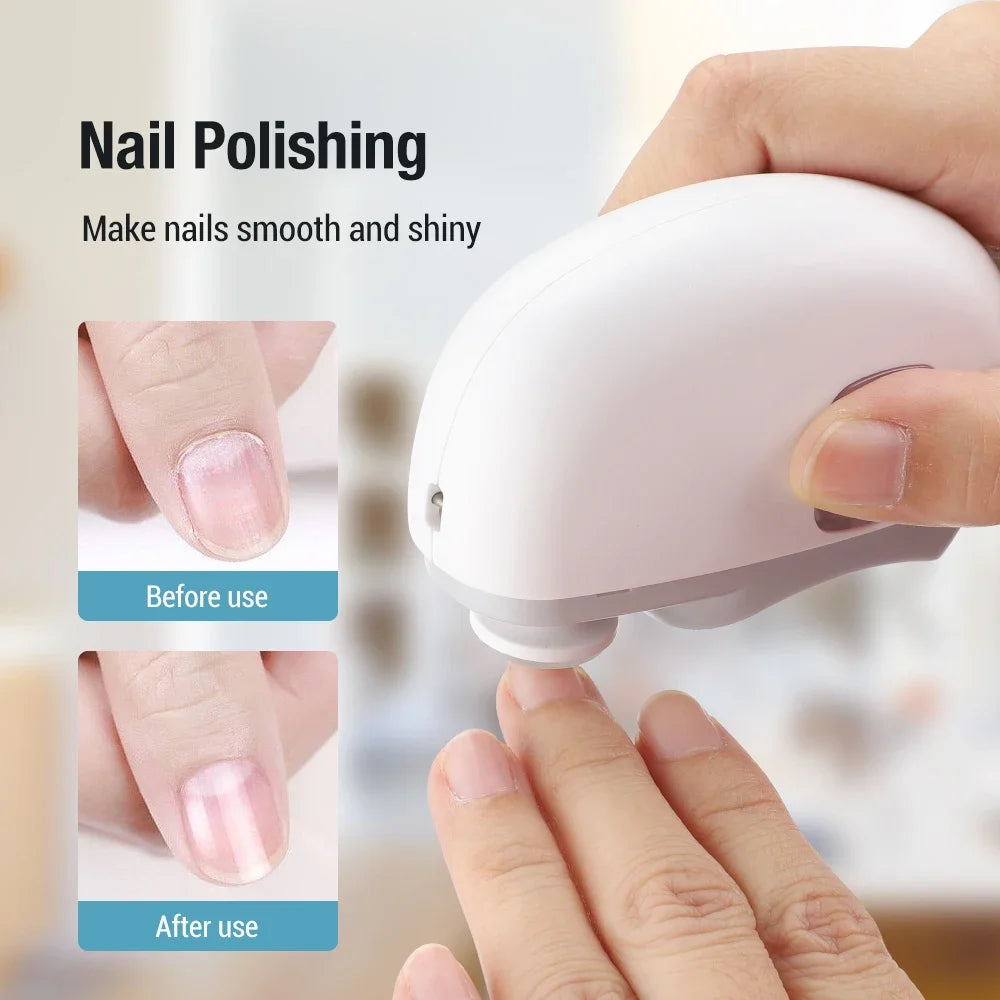 AFDEAL Electric Nail Trimmer – 2-Speed, Baby & Adult USB-C