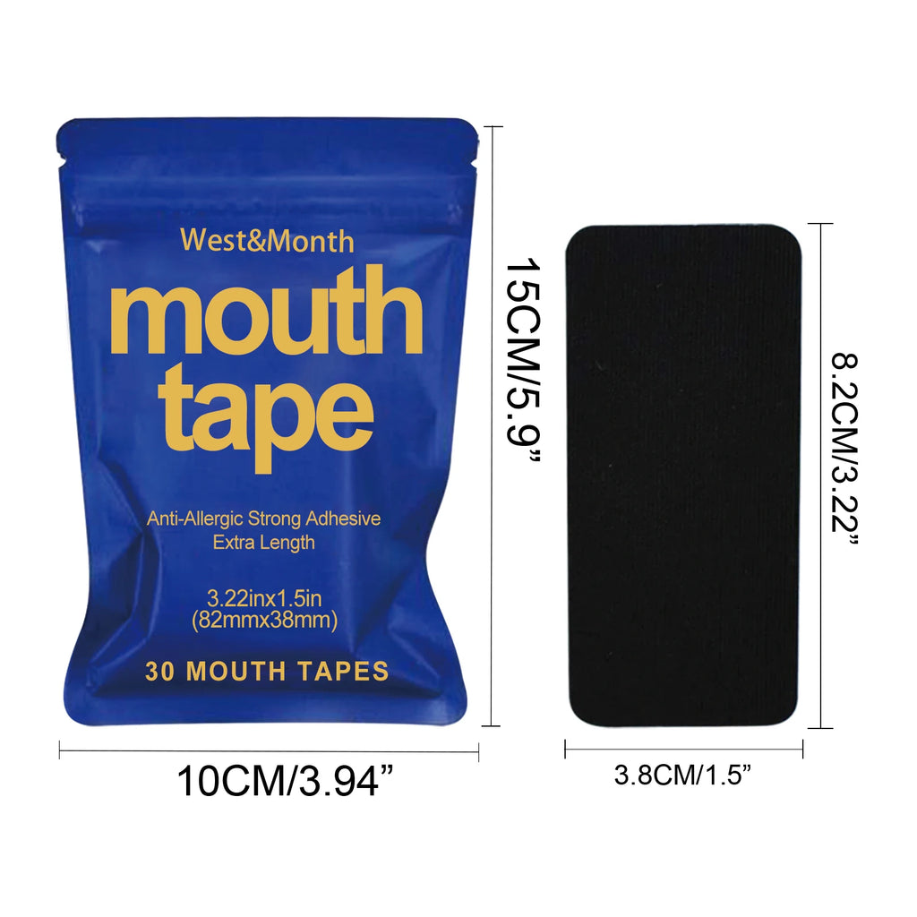 Anti Snoring Mouth Tape Breathing Correction Sleeping Keep Mouth Close Stop Snoring Aid Reduce Dry Mouth Promote Nose Breathing Oasis Select