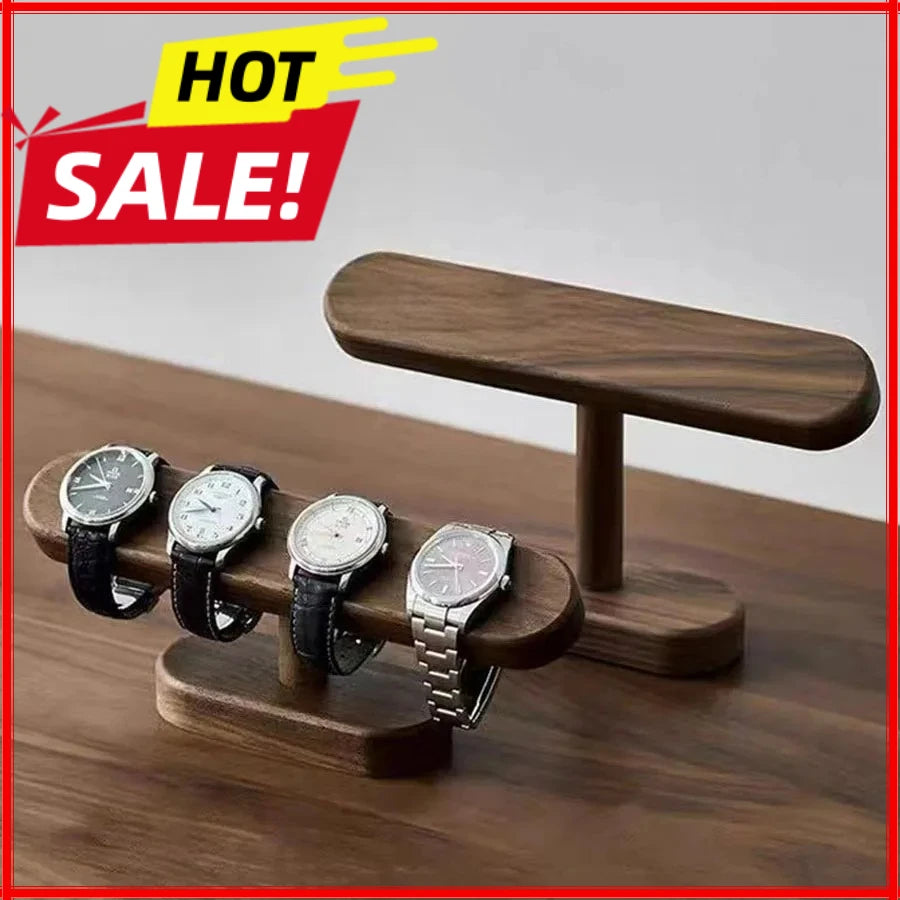 Walnut Watch Bracket Display Holder Jewelry Bracket Chain Anklets Hanger Stand Racks Organizer For Counter Shows Oasis Select