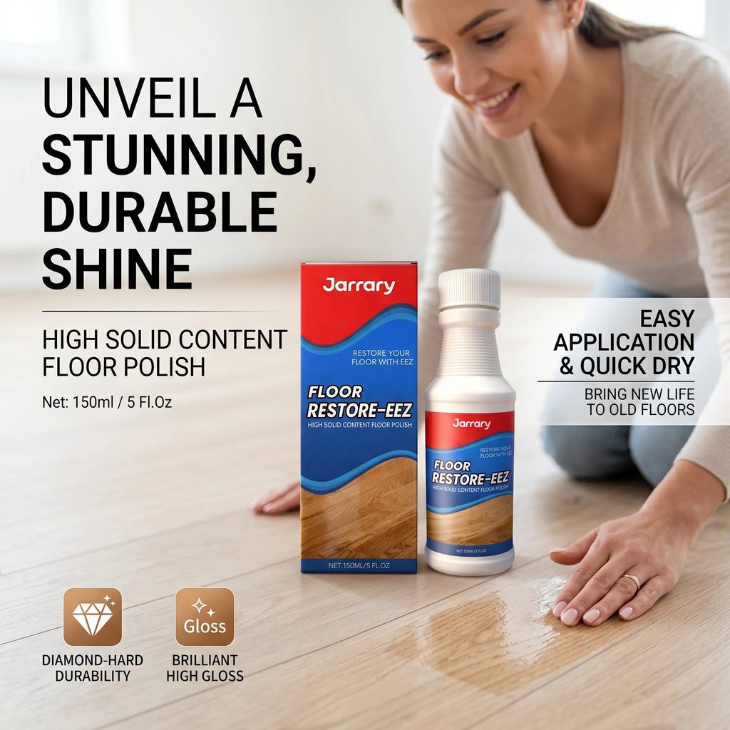 Floor Restorer and Polish for Wood Floors Scratch Repair Long-Lasting Gloss Restorer Wood Flooring Renewal Agent Home Daily Care Oasis Select