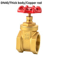 1/2 "3/4" 1 "bidirectional Brass Gate Valve Manual Water Meter DN15 20 25 32 40 50 Water Valve Internal Thread Switch Valve Oasis Select DN40 Thick and Copper rod