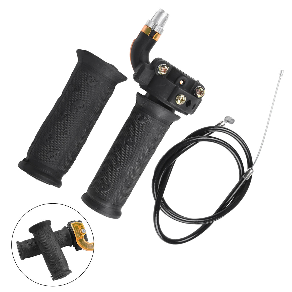 Accessories Throttle Grips Plastic 2-Stroke 49CC Cable Hand Outdoor Parts Pocket Dirt Bike Replacement Scooters Oasis Select