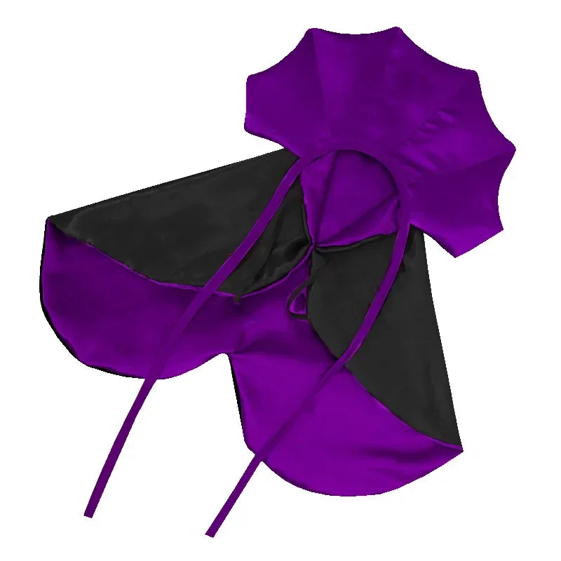 Cute Halloween Pet Costumes Cosplay Vampire Cloak For Small Dog Cat Kitten Puppy Dress Kawaii Pet Clothes Cat Accessoties Gift Oasis Select Purple S