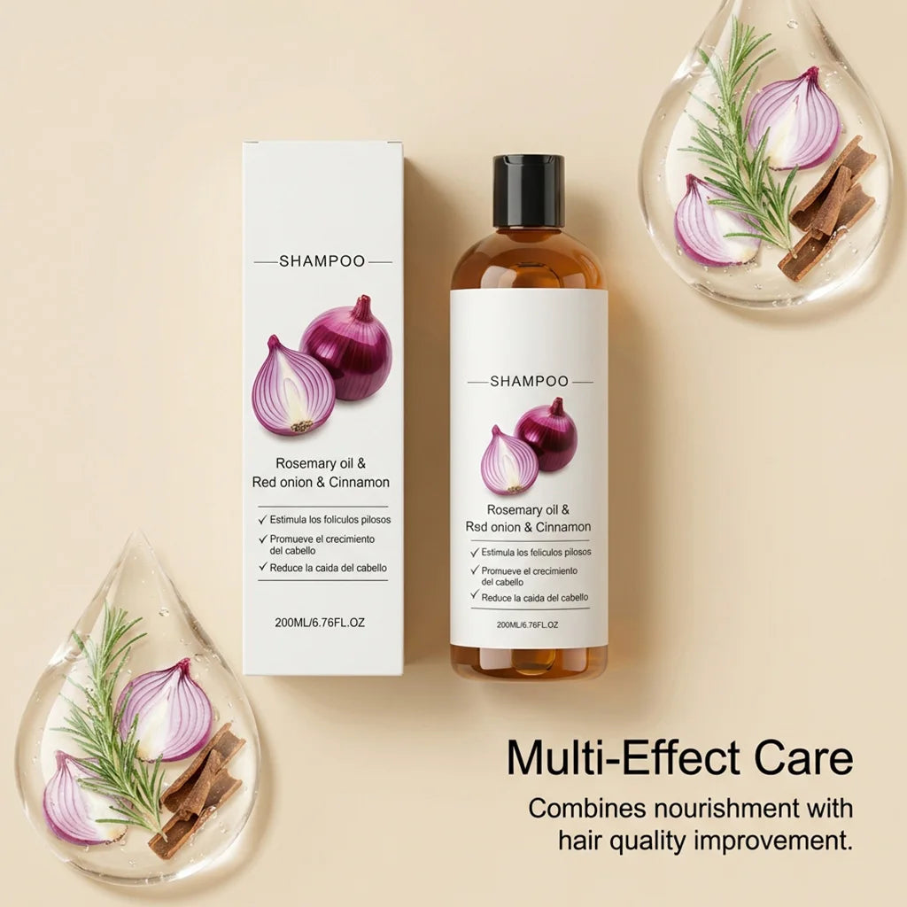 Red Onion & Rosemary Shampoo for Hair Growth & Hair Loss Hair Growth Shampoo Oasis Select
