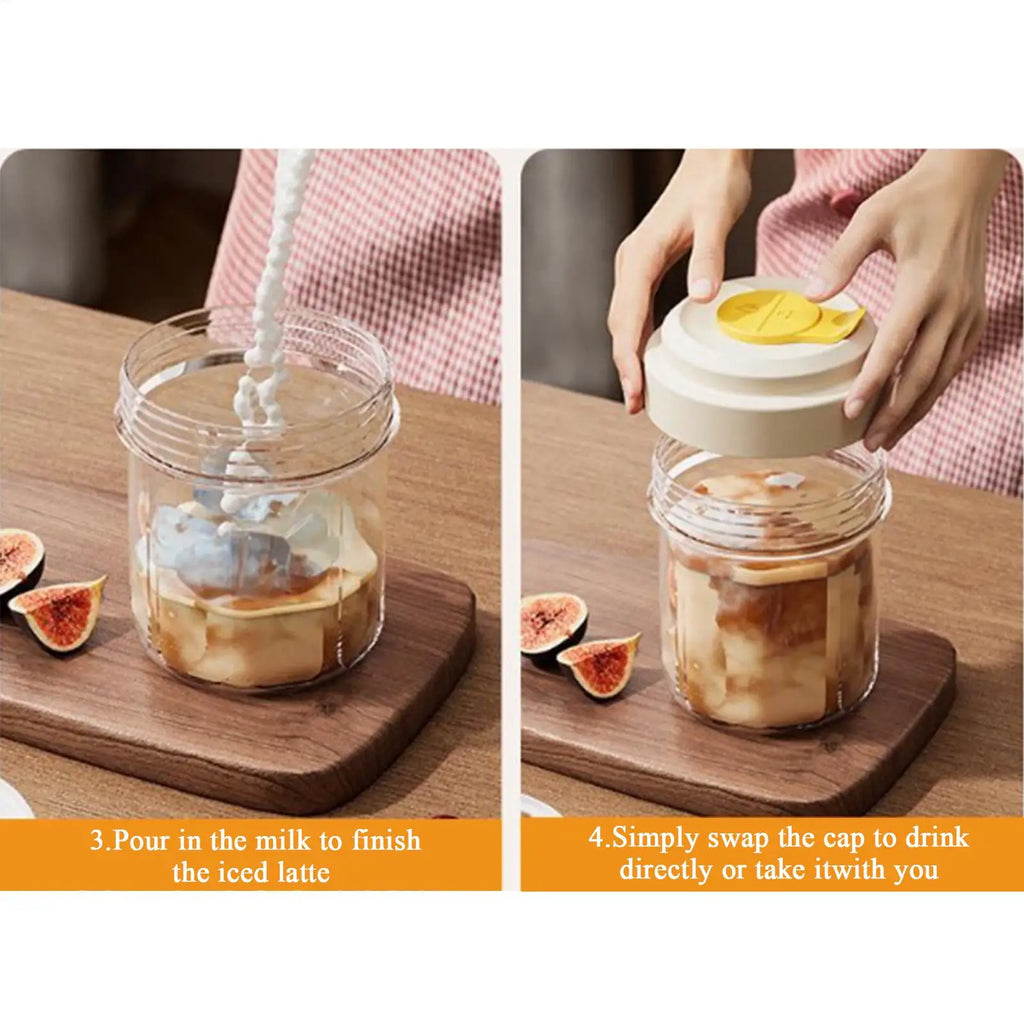 2-in-1 Ice Maker Bottle & Cold Brew Cup | 400ml Travel Mug