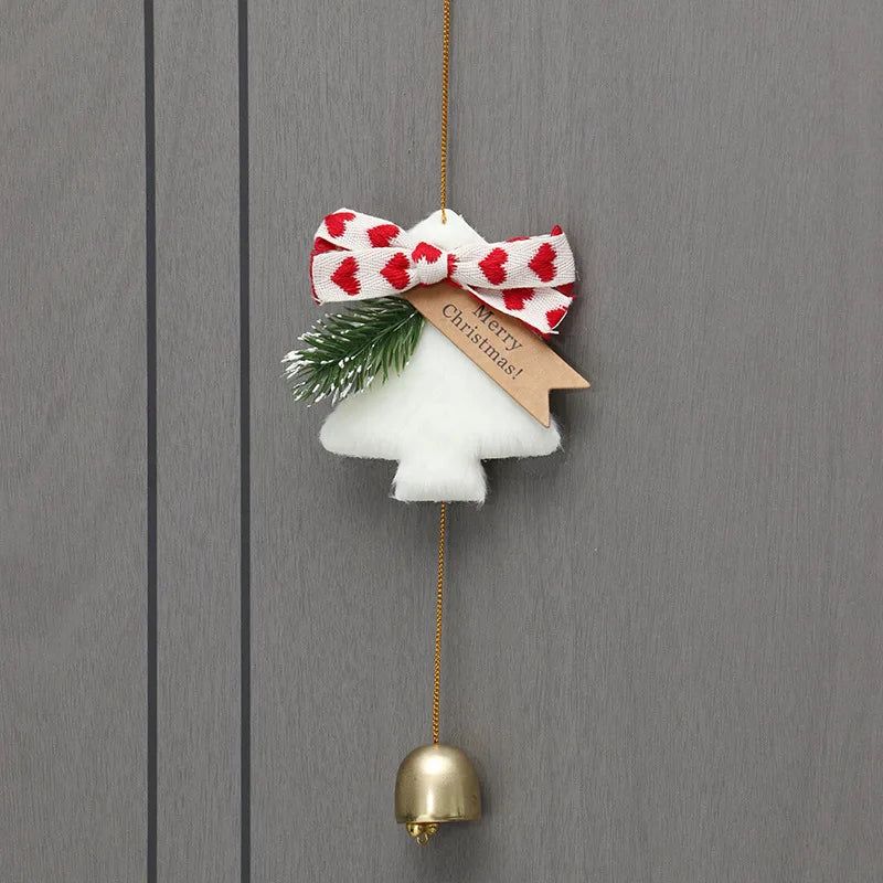 Christmas Tree Hanging Pendants Happy New Year Bell Pendant Merry Christmas Decorations for Home Xmas Ornaments Couple Gift Oasis Select Style 3