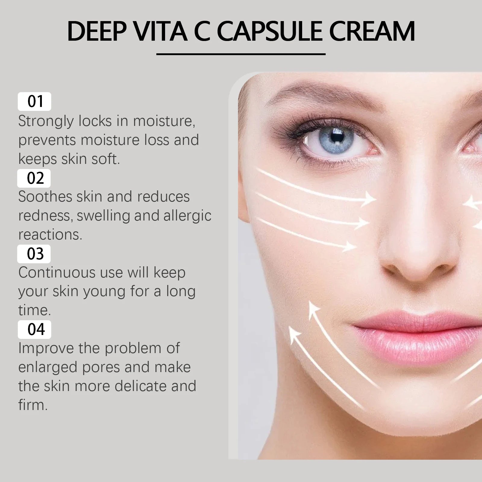 EELHOE Vitamin C Capsule Cream – Brighten & Firm Skin 50g