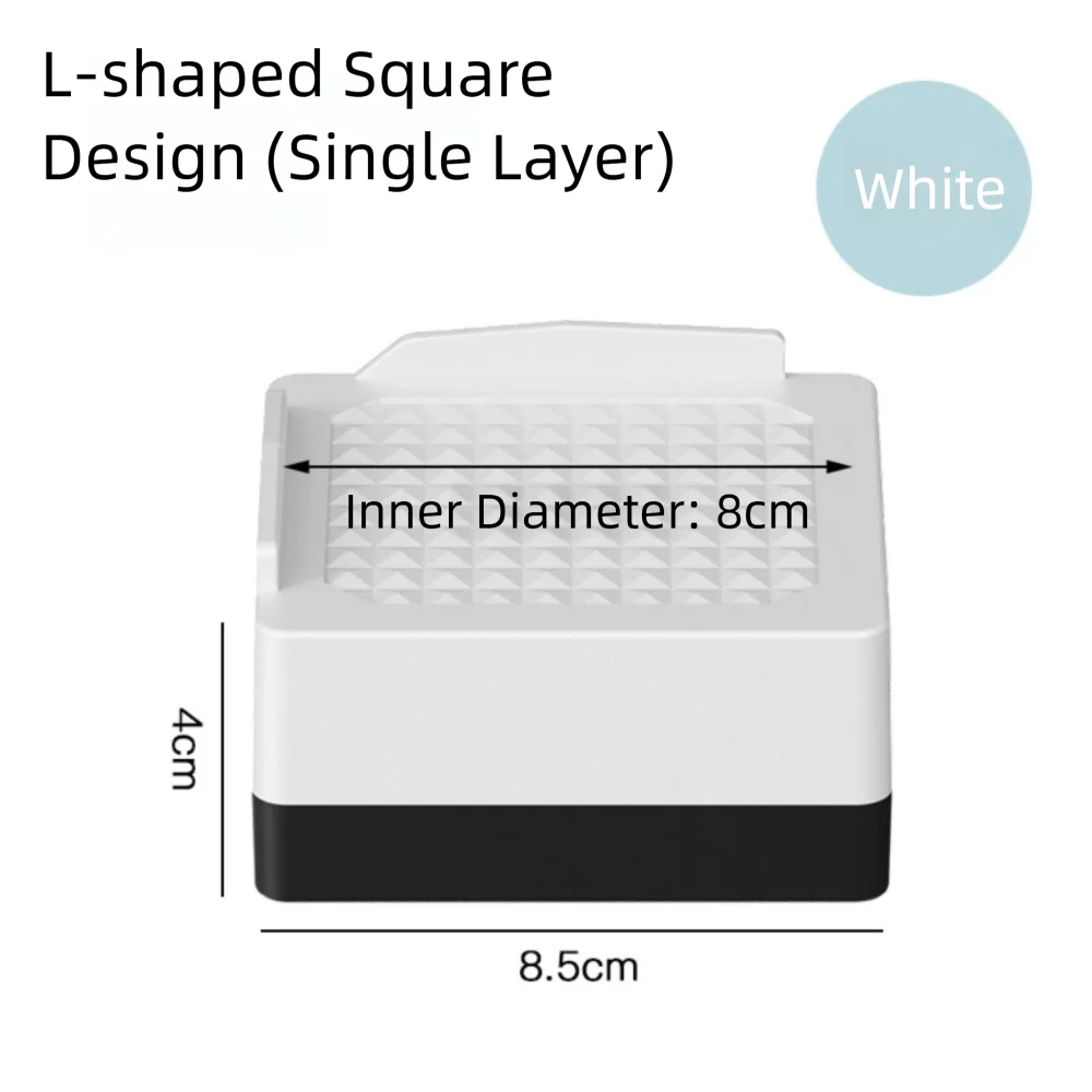 Professional Heavy-Duty Bed Risers Furniture Risers Square Adjustable Bed Lifts Risers Non-slip Bed Lifter Desk Sofa Chair Legs Oasis Select White 1 layer