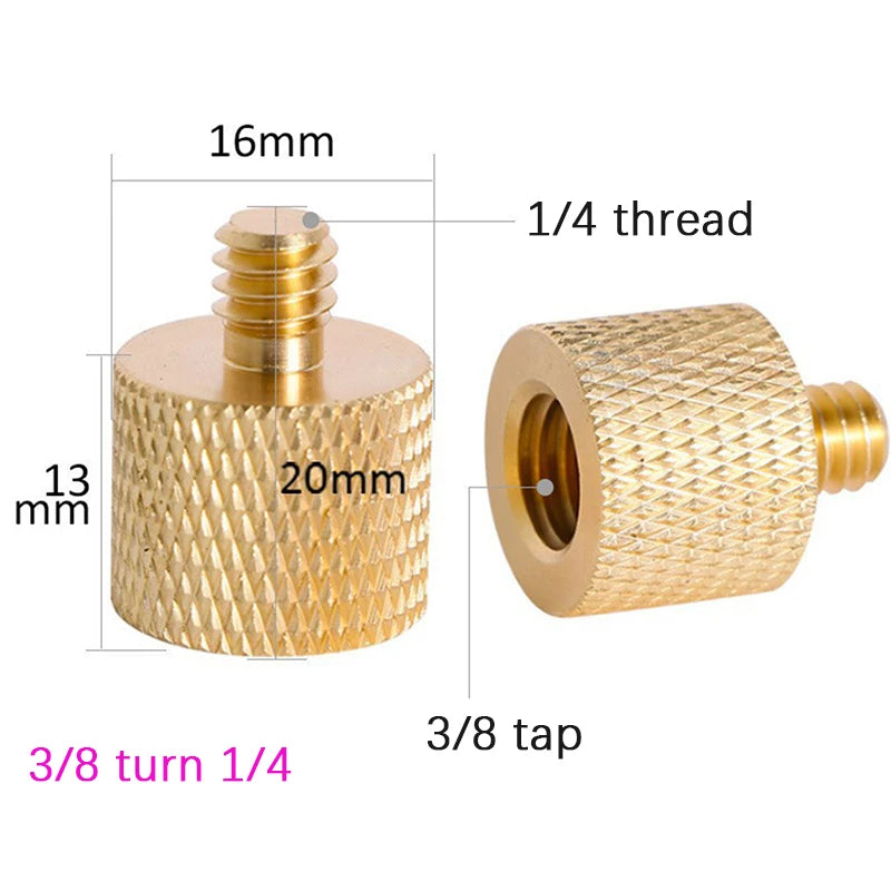 Camera Screw Adapter 5/8 to 3/8 to 1/4" | Tripod & Monopod Mount