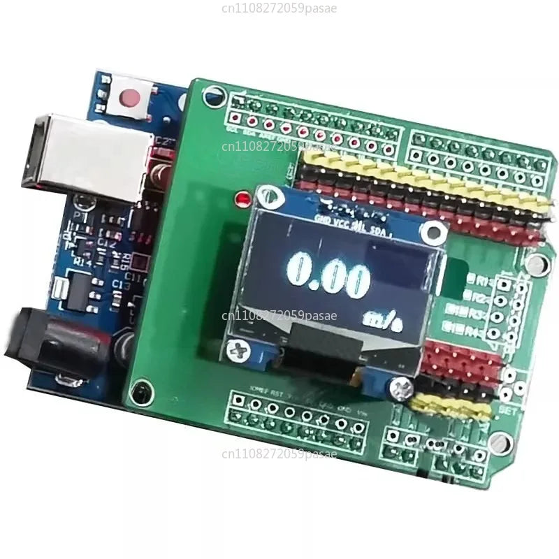 Wind Speed Sensor Wind Force Tester Measurement Three-cup Anemometer Suitable for Microcontrollers Oasis Select Separate controller