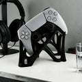 3D Printed Dual Game Controller Stand Holder Universal Gamepad Display Rack Gaming Desk Home Decor Creative Gift Oasis Select Black