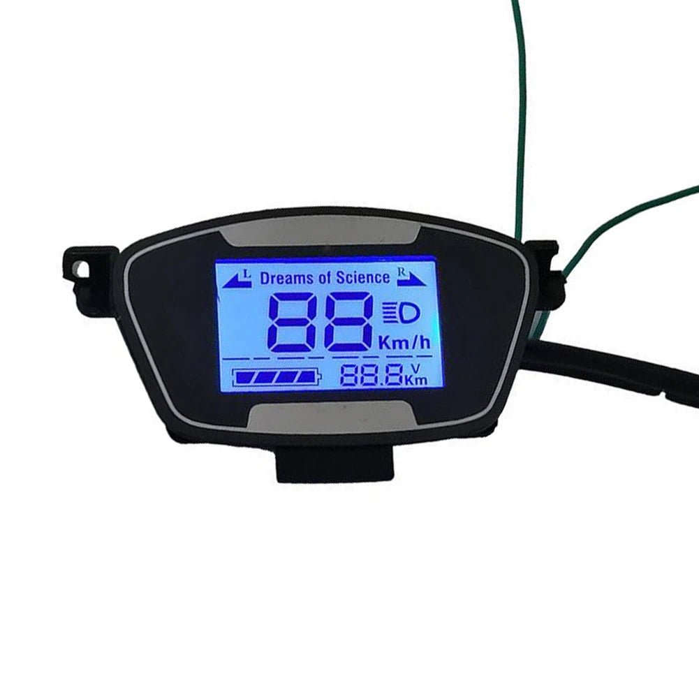 48-72V Ebike Scooter LCD Display Motor Speedmeter Screen For Electric Bike E-Bike Motorcycle Control Panel Display Accessories Oasis Select wiht display case