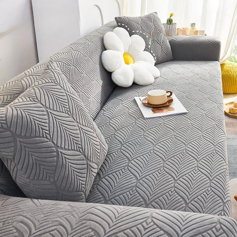 Elastic Sofa Cover All-season Anti-slip Anti-cat Scratch 360° Dust-proof and Beautiful Hair Cover Couch Cover Oasis Select