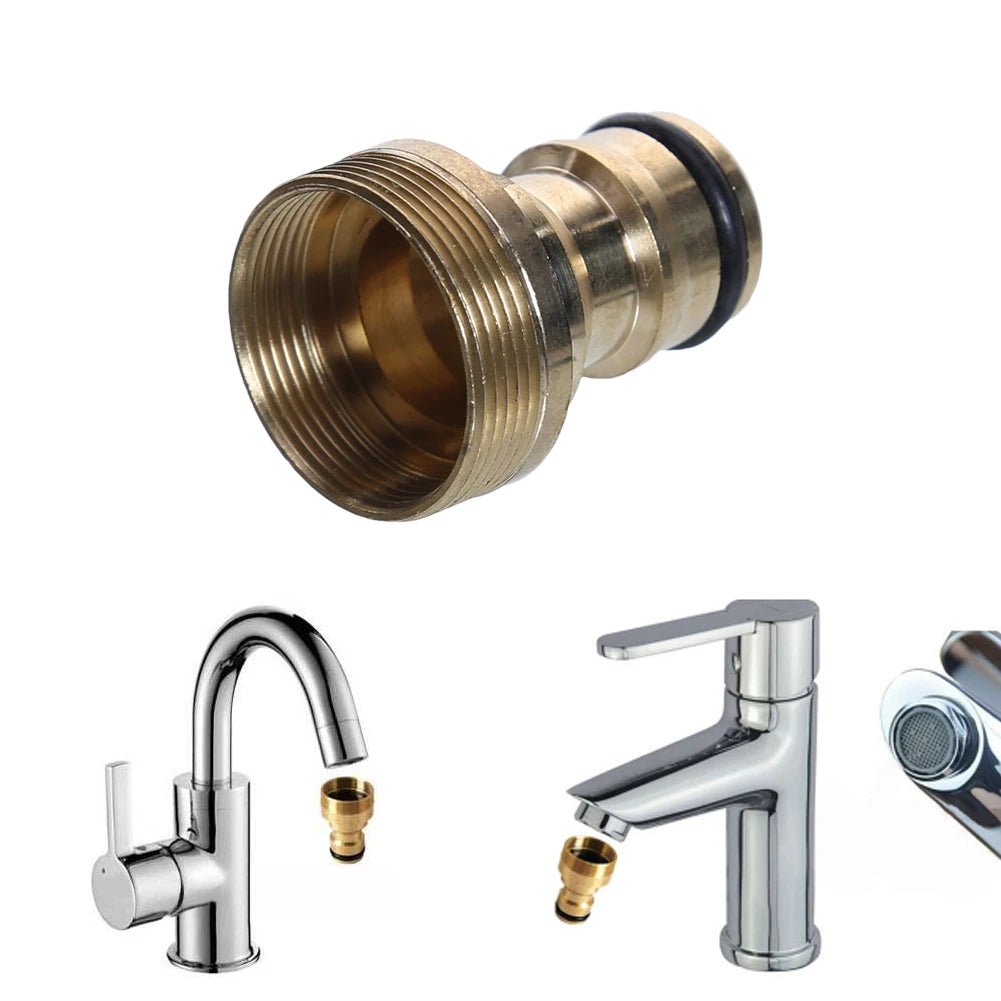 Brass Taps Connector Conversion Irrigation Taps Connector Solid Portable Practical Multi-function Garden Watering Tools Oasis Select