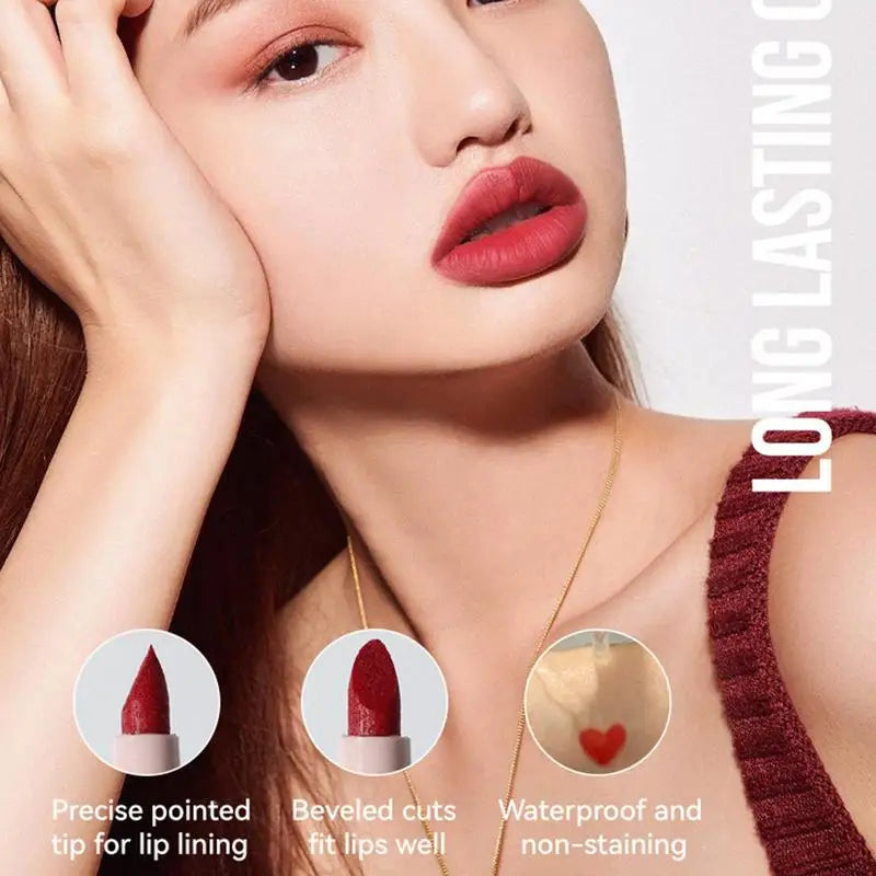 4pc Long-Lasting Waterproof Lip Stain Pen Set | Lip Liner Lip Liner Set Oasis Select