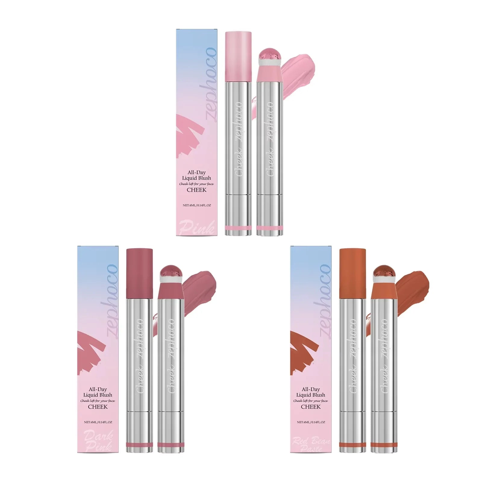 Liquid Blush Stick – Waterproof Cheek & Lip Tint | Long-Lasting Liquid Blush Stick Oasis Select 3pcs boxed