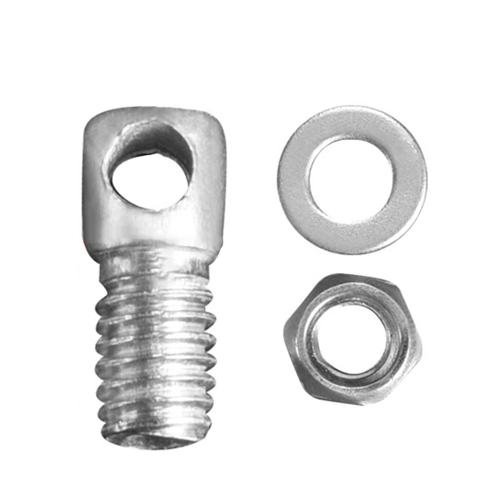 Bike Bolts for Brake Pinch Heavy duty Bicycle V Brake Gear Cable Wire Fixed Screws Pack of 10 Ensures Safety while Riding Oasis Select C
