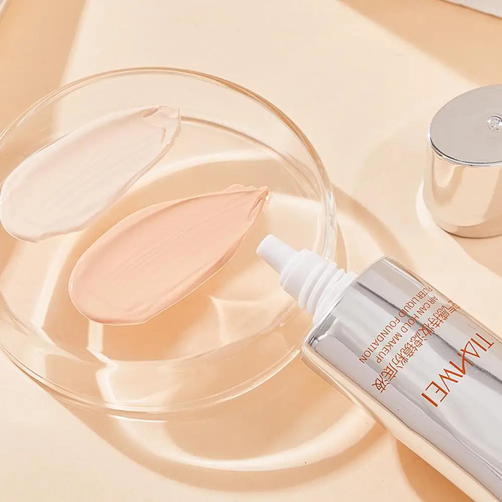 Airy Lasting Makeup Foundation Moisturizing Concealer Brightening Skin Color Invisible Pore Makeup Primer Isolation Cream 30ml Oasis Select
