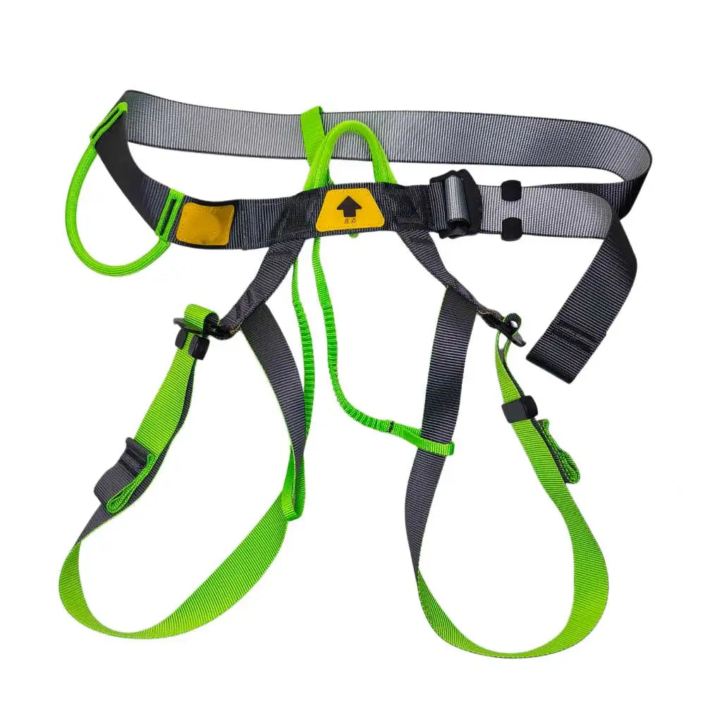 Lightweight Rock Climbing Harness Half Body Sit Harness for Mountaineering Abseiling Rappelling High Altitude Work Safety Belt Oasis Select