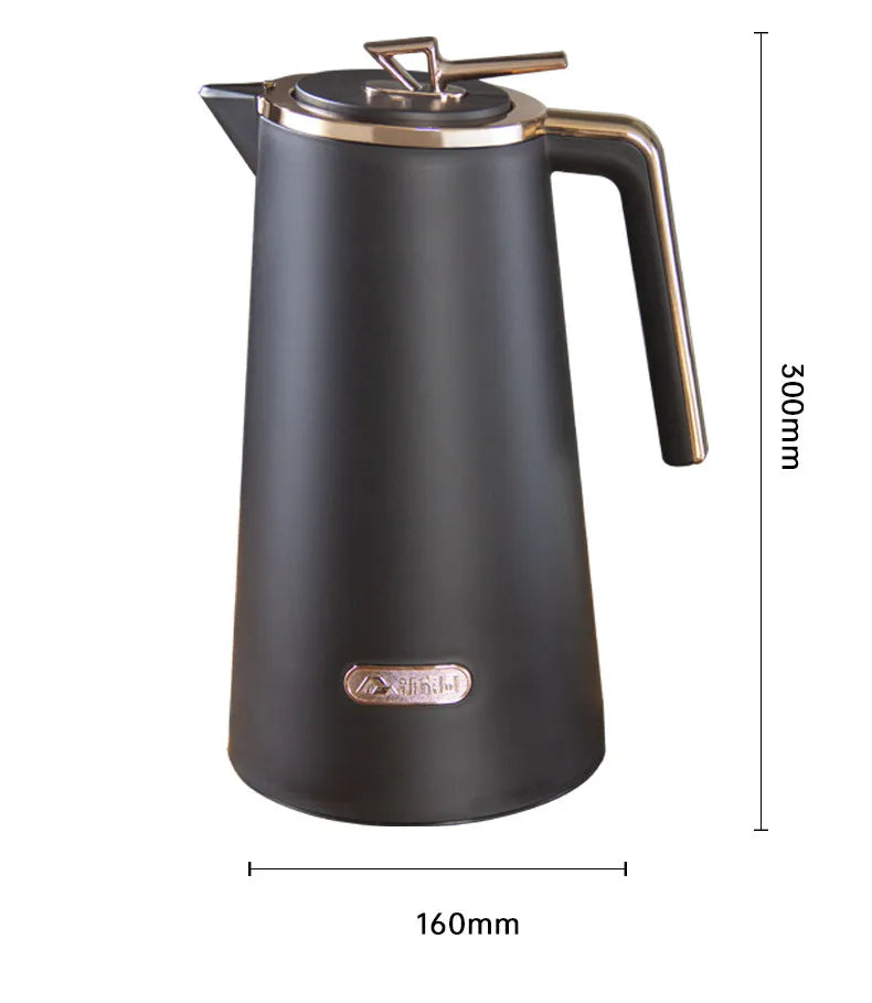 Glass Liner Thermal Jug Large Capacity Insulated Hot Water Bottle Vacuum Flask for Home and Office Oasis Select