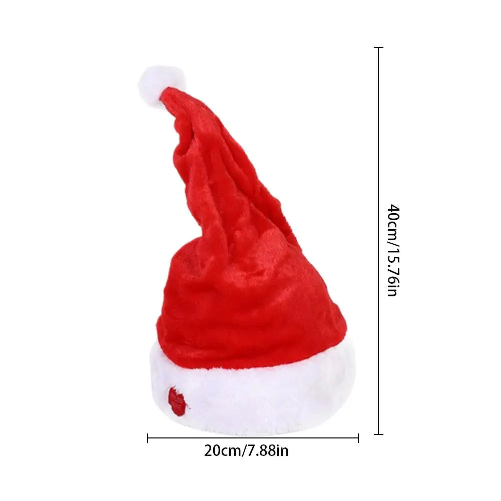 Electric Singing Dancing Santa Hat – Music Christmas Party Hat Novelty Christmas Hat Oasis Select