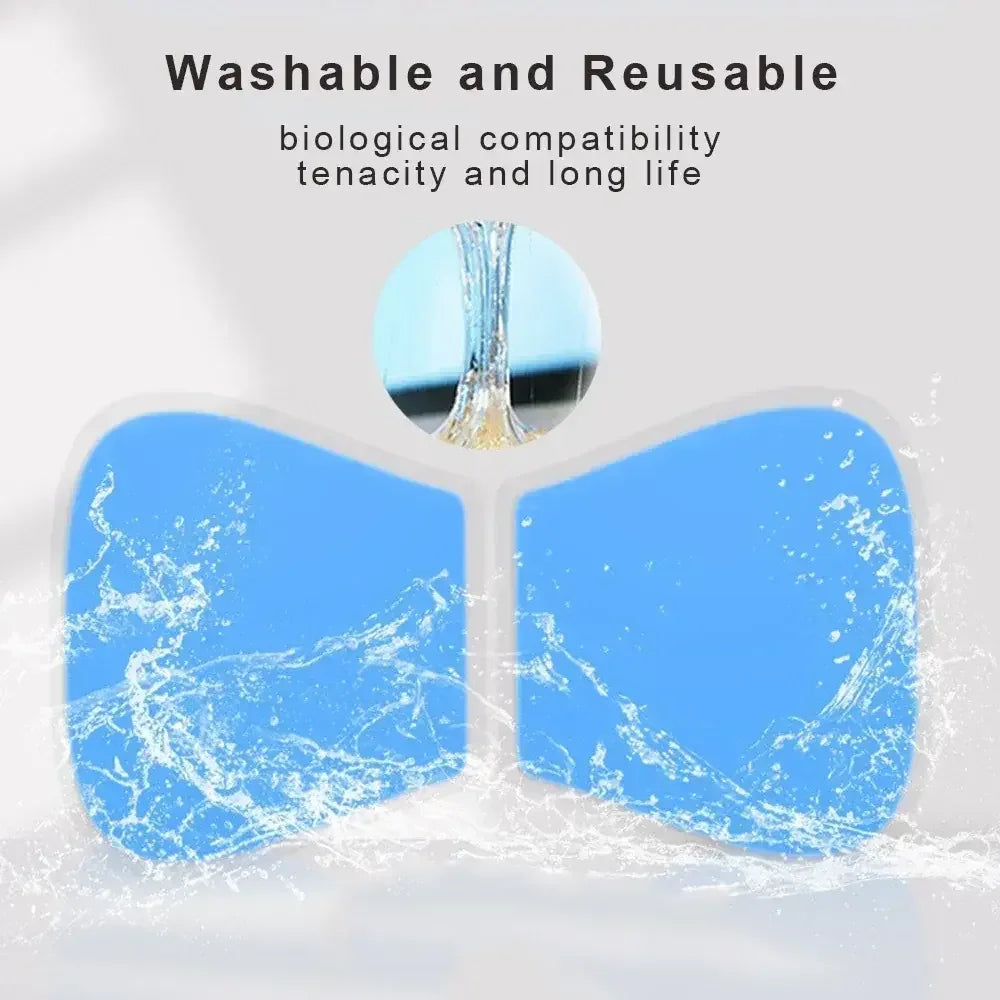 Neck Massager Gel Pads Trainer Hip Exerciser Replacement Slimming Tens Body Massager Patch Muscle Stimulator Sticker Gels Oasis Select