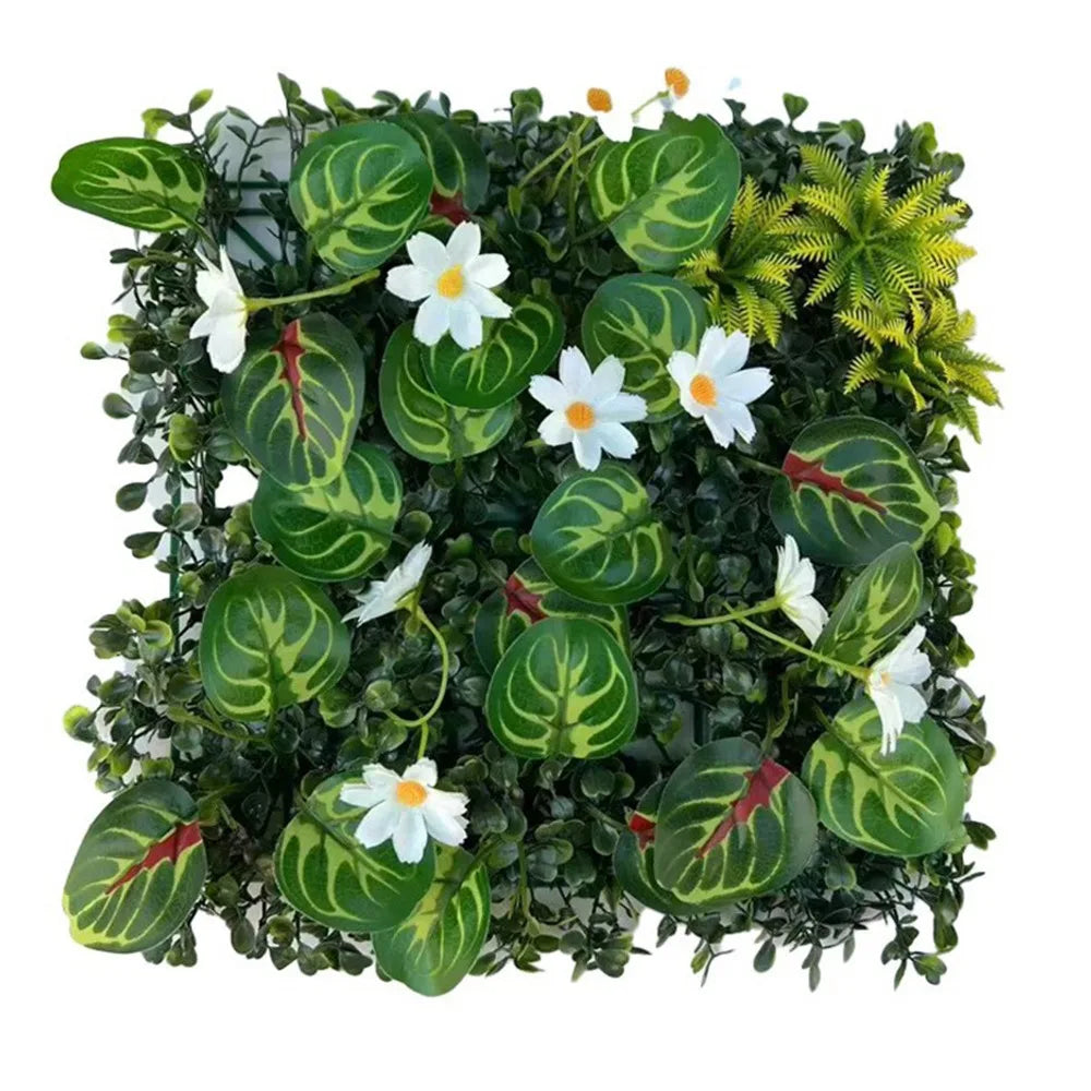 Artificial Plant Wall Panel 25x25cm | Faux Greenery Tile