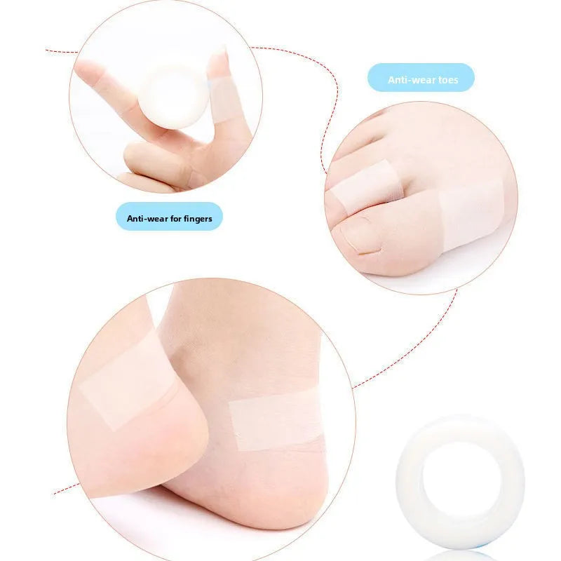 1Roll Silicone Gel Invisible Anti-wear Tape Protect The Heel Tool Female High-Heeled Shoes Anti-wear Heel Sticker Foot Care Tool Oasis Select