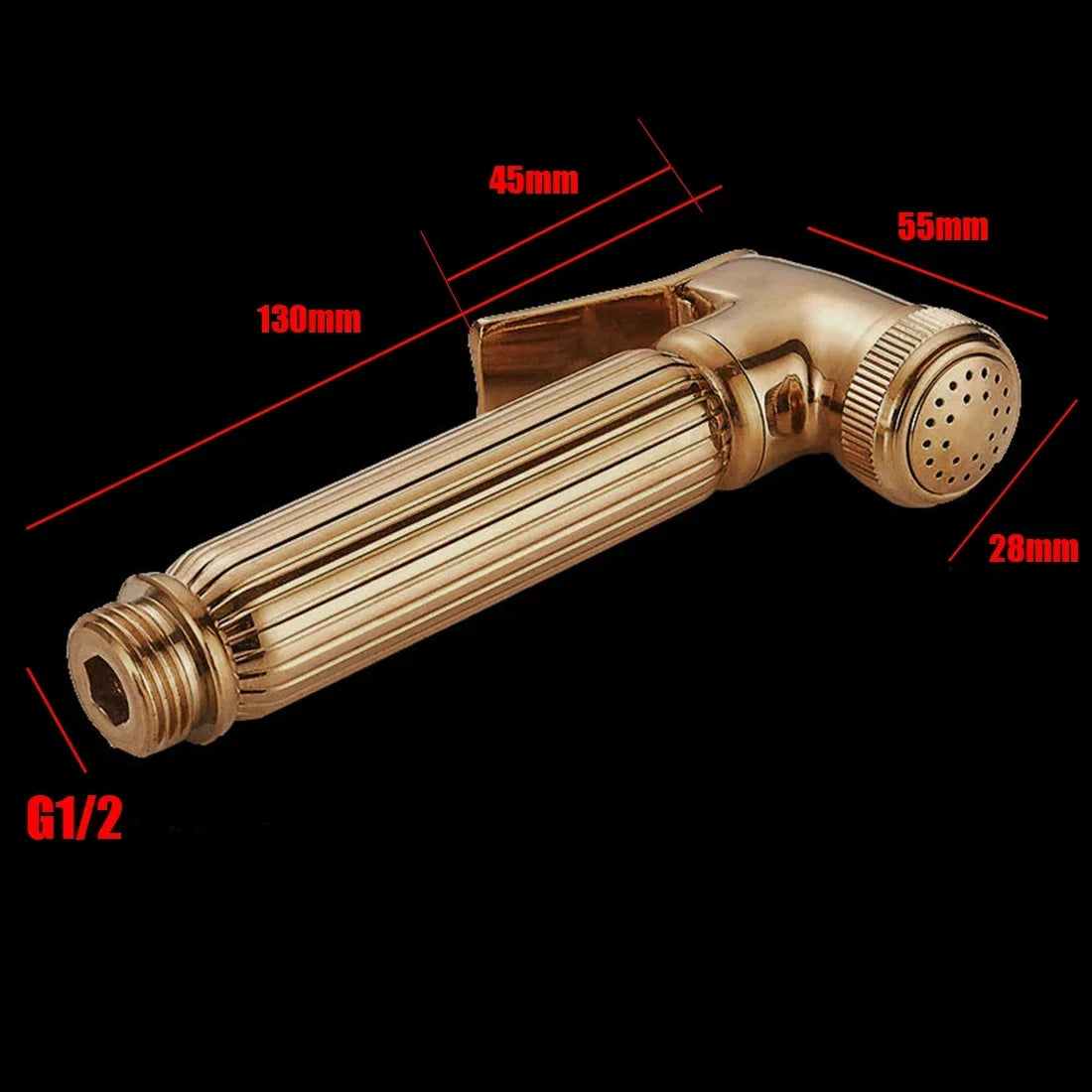 2020 Hot New Sale Shower Head Brass Toilet 130mm Attachments Bath Bidet G1/2 Hand held Handheld Home Spray Sprayer Oasis Select