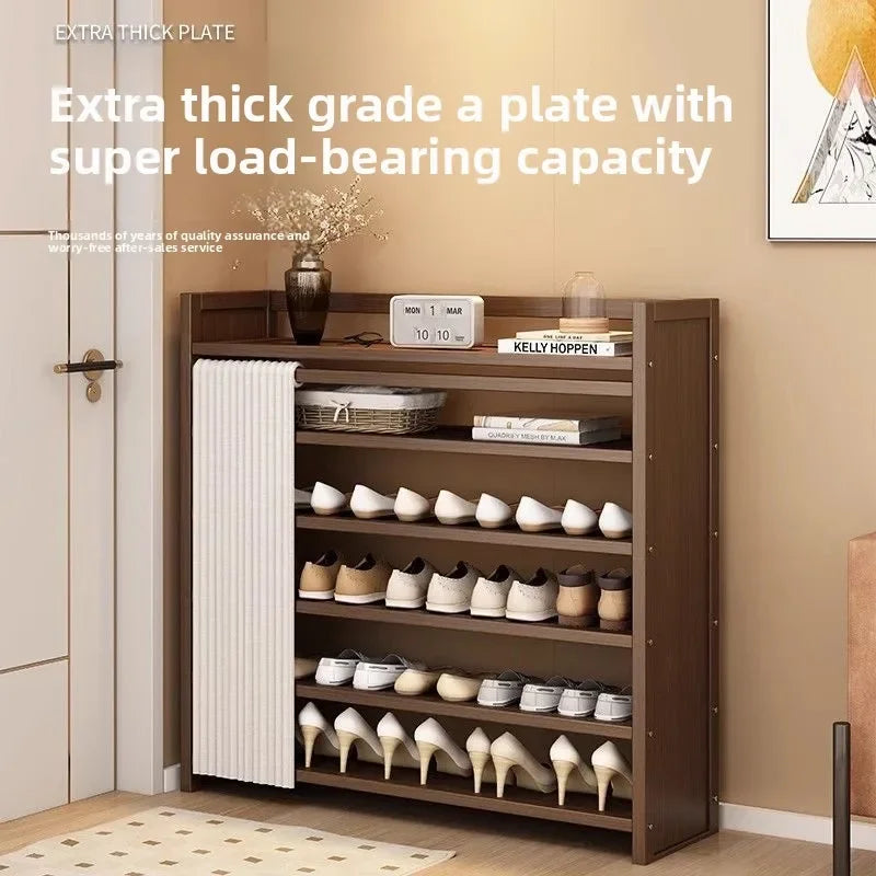Multi-functional Folding shoe rack installation-free integrated dustproof large-capacity storage shoe rack Oasis Select