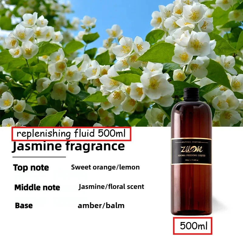 500ml Super - large Capacity Automatic spray Reed Diffuser orBedroom,Living Room,IndoorSpaces and Hotels,Long lastingFragrance Oasis Select 500ml Jasmine