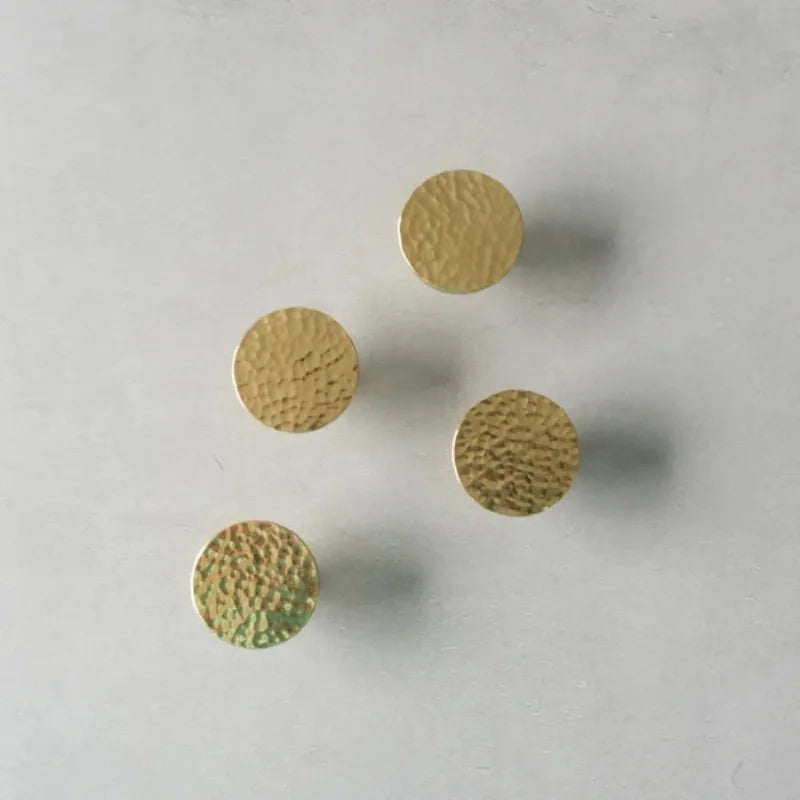 Nordic Solid Brass Furniture Knobs Golden Unique Pattern Cabinet Knobs and Handles Shoe Cabinet Bookcase Drawer Knobs Oasis Select