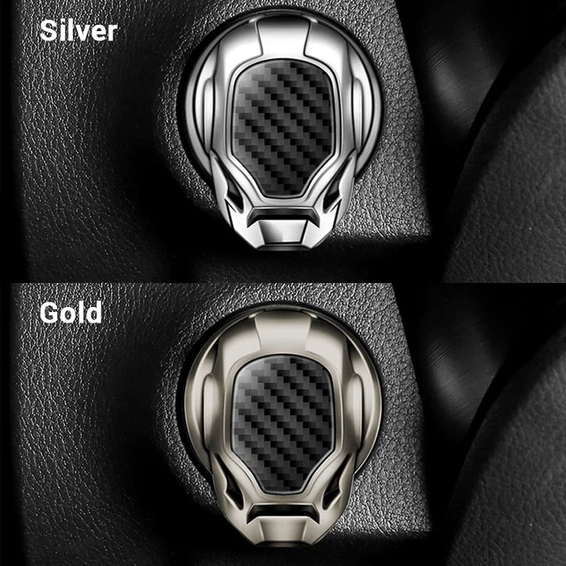 3D Metal Push Start Button Cover | Car Ignition Protector