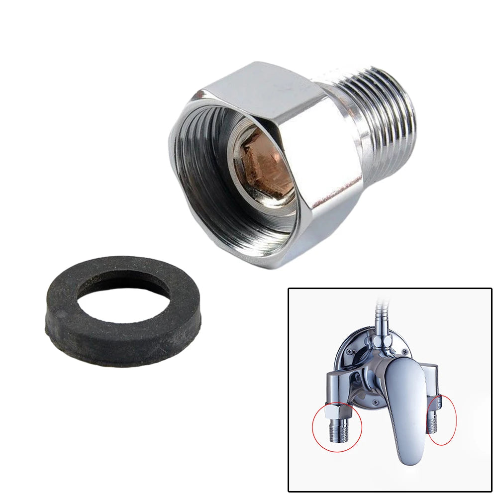 3/4" 1/2" Female To Male Thread 304 Stainless Steel Pipe Connector Union Radiator Valve Tail Bathroom Shower Accessories Oasis Select Default Title