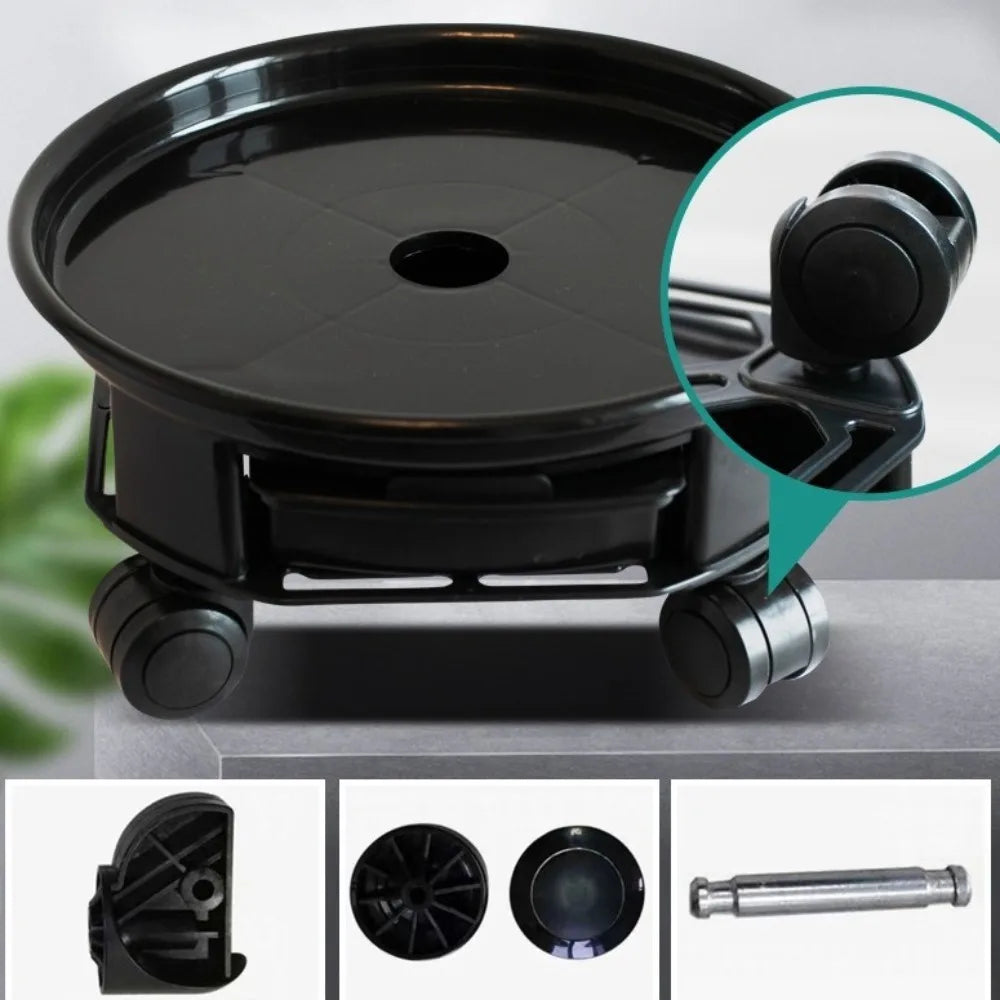 360° Rolling Plant Pot Tray with Wheels & Water Tray Rolling Plant Pot Tray Oasis Select
