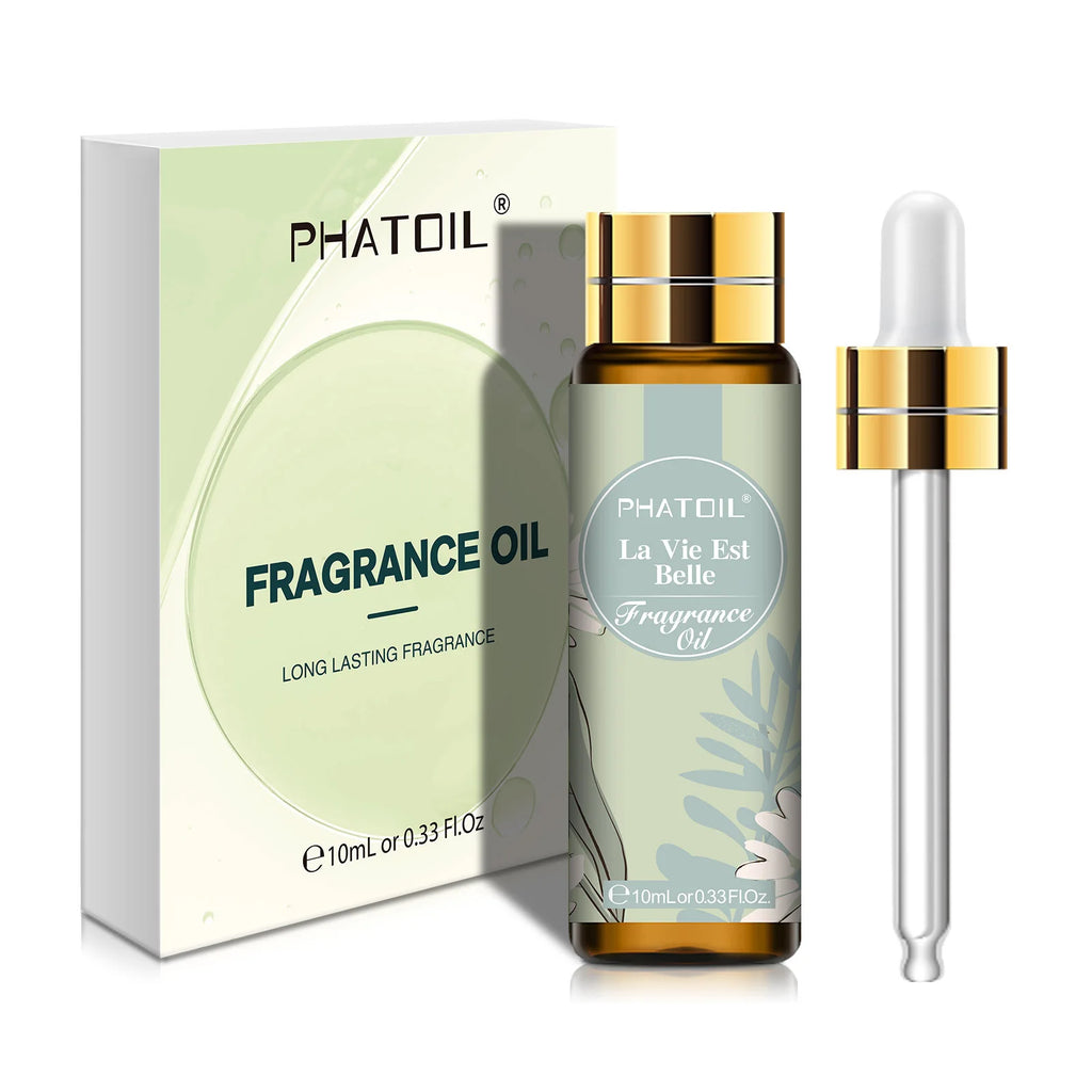 PHATOIL 10ml Aromatherapy Fragrance Oils – Diffuser & DIY Scents