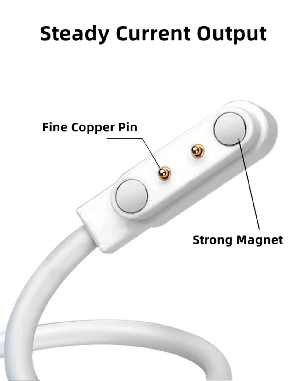 Universal Magnetic USB Charging Cable for Smartwatch & Devices Magnetic Charging Cable Oasis Select