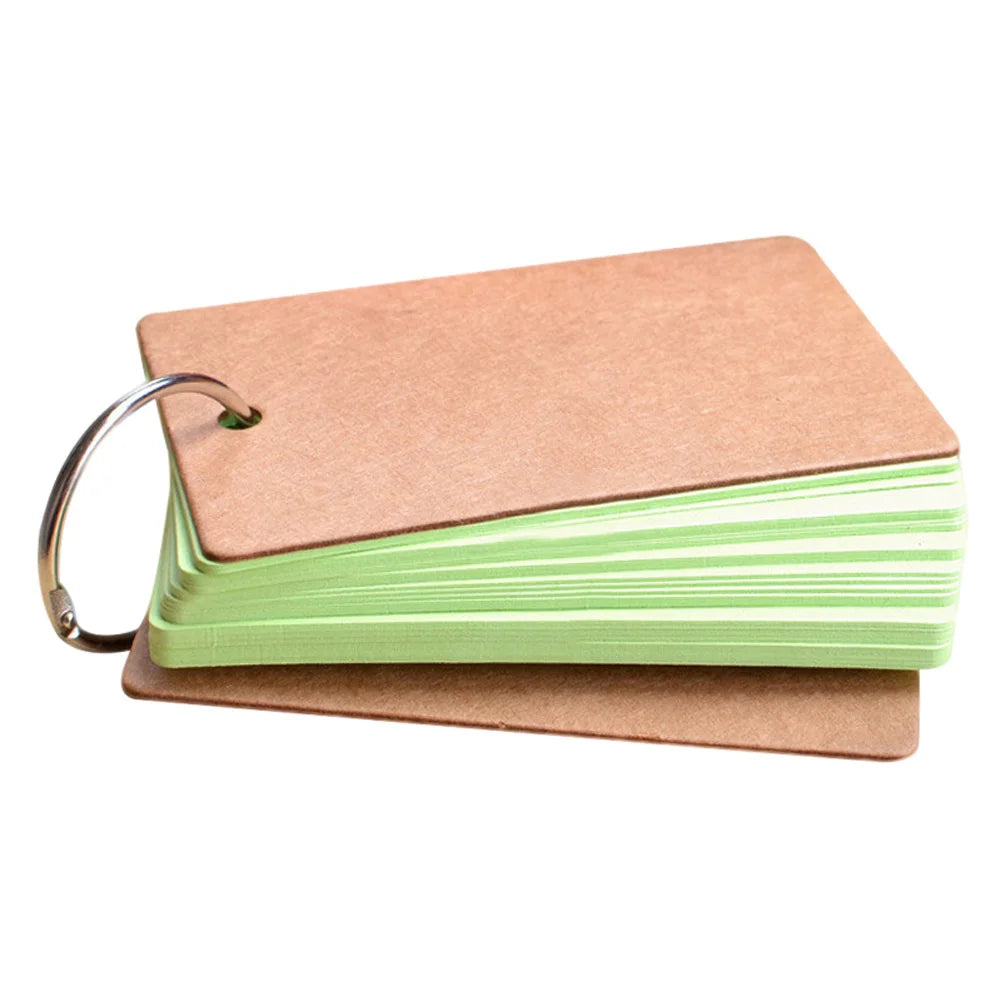 Portable Buckle Binder Flash Cards Memo Pad | DIY Notes
