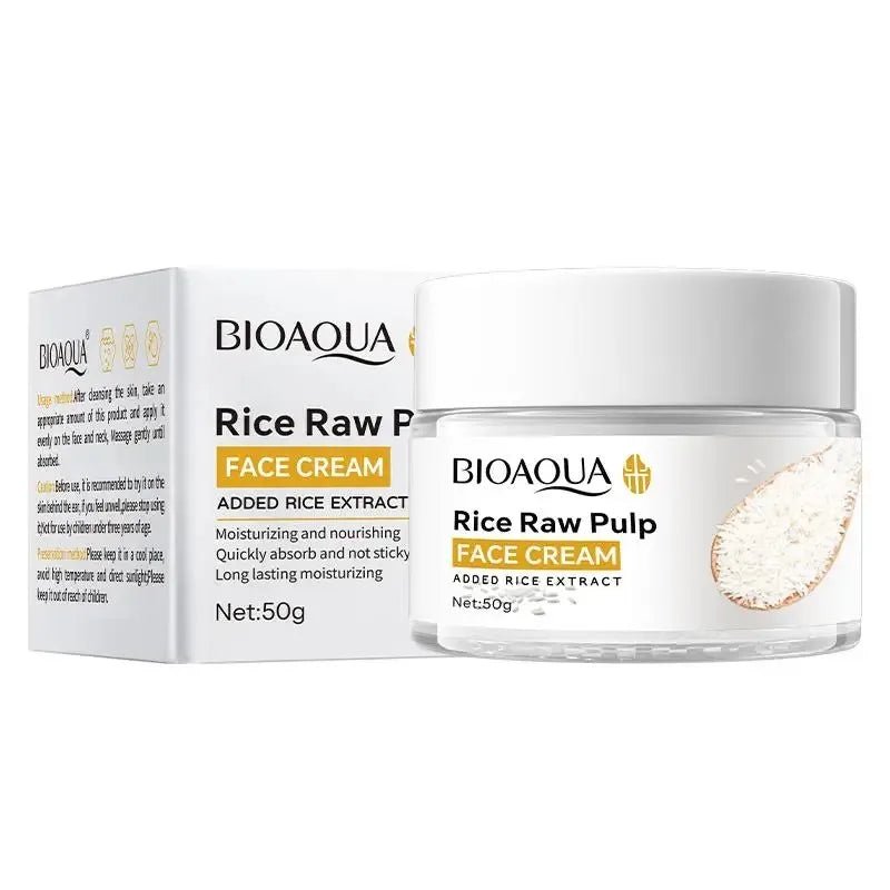 Rice Serum Face Cream – Nourishing Moisturizer & Brightening Face Moisturizer Cream Oasis Select WHITE 50g
