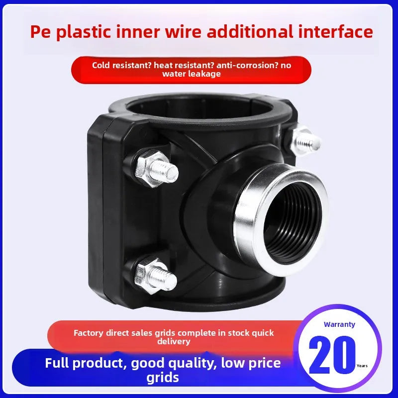 Clamp Saddle Drain Valve 20-50mm Waste Water Pipe Clips dn40 OD Hose Quick Connection Fittings Oasis Select
