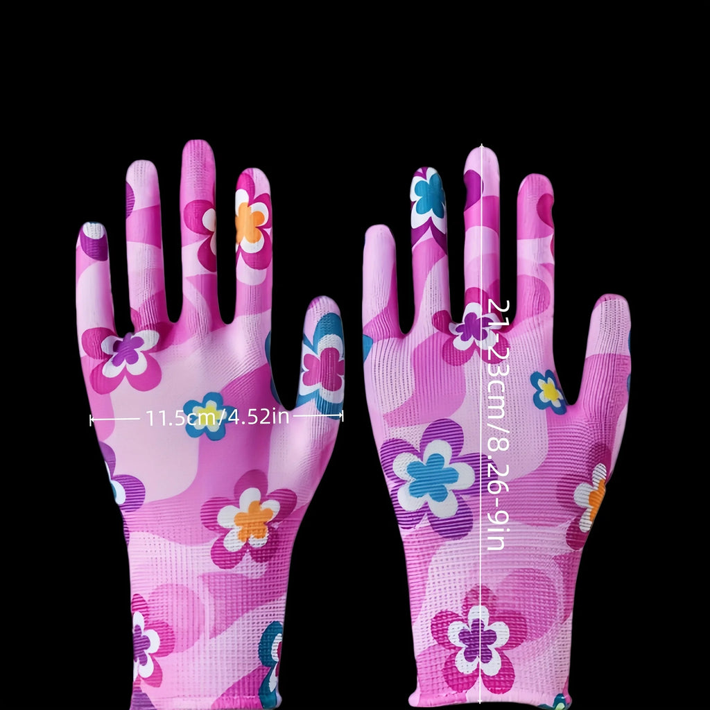 4/8Pairs Ladies' Cleaning Gloves - Suitable for outdoor activities such as cycling, fishing, camping, and home cleaning Oasis Select