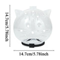 Cat Bubble Muzzle Breathable Sturdy Muzzle Mask Cat Head Cover Space Hood Protective Helmet Anti-bite Pet Grooming Supplies Oasis Select L