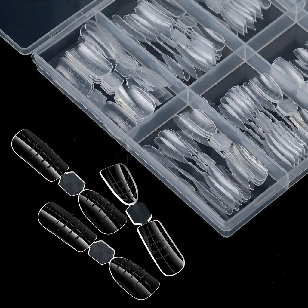 120pcs Reusable Nail Extension Forms | 12 Sizes Builder Molds Nail Extension Forms Oasis Select