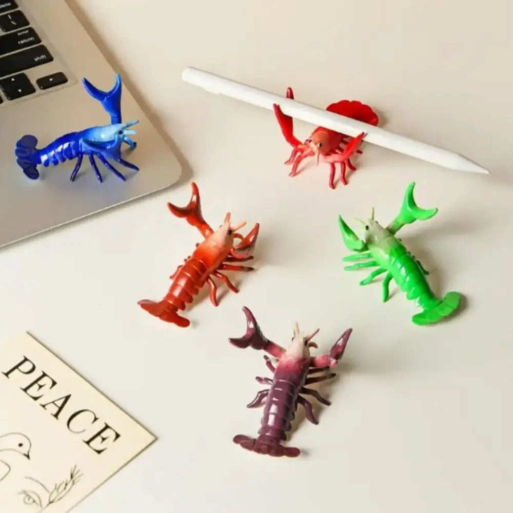 New Japanese Creative Cute Crab Pen Holder Weightlifting Crabs Penholder Bracket Storage Rack Gift Stationery Supplies Oasis Select