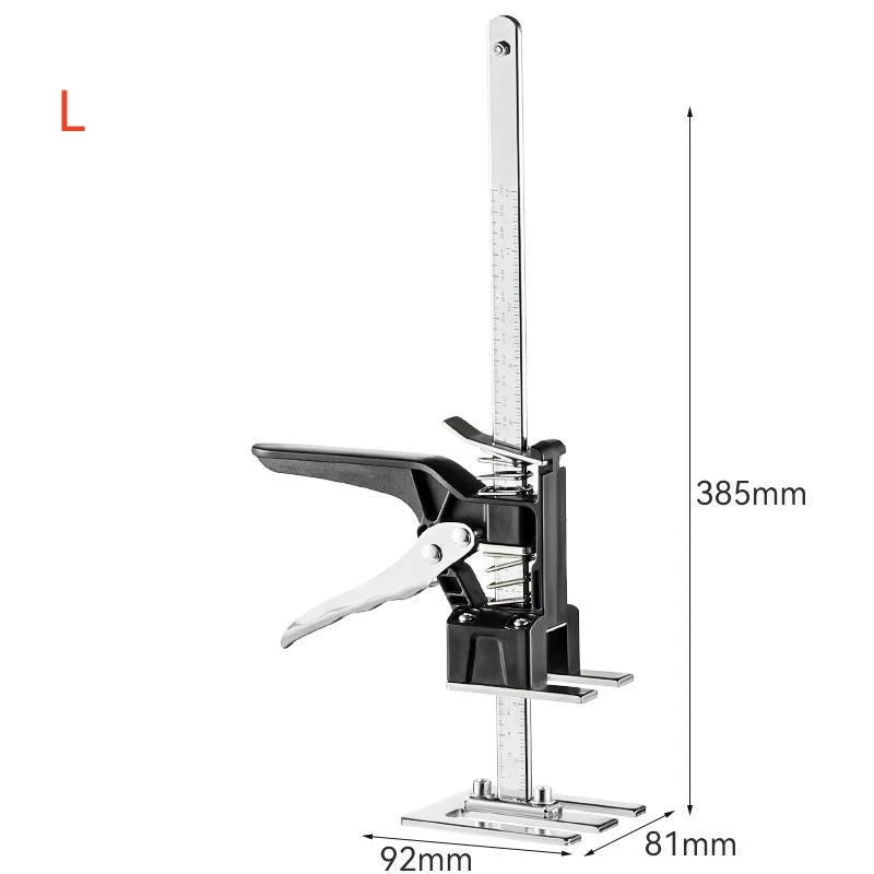 JUSTINLAU 1PC Manual Adjustment Lifting Cabinet Board Lifting Energy Saving Arm Jack Door Panel Tile Height Adjuster Manual Tool Oasis Select L
