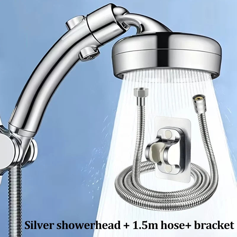 2-in-1 High Pressure Handheld Rainfall Shower Head | Water Saving