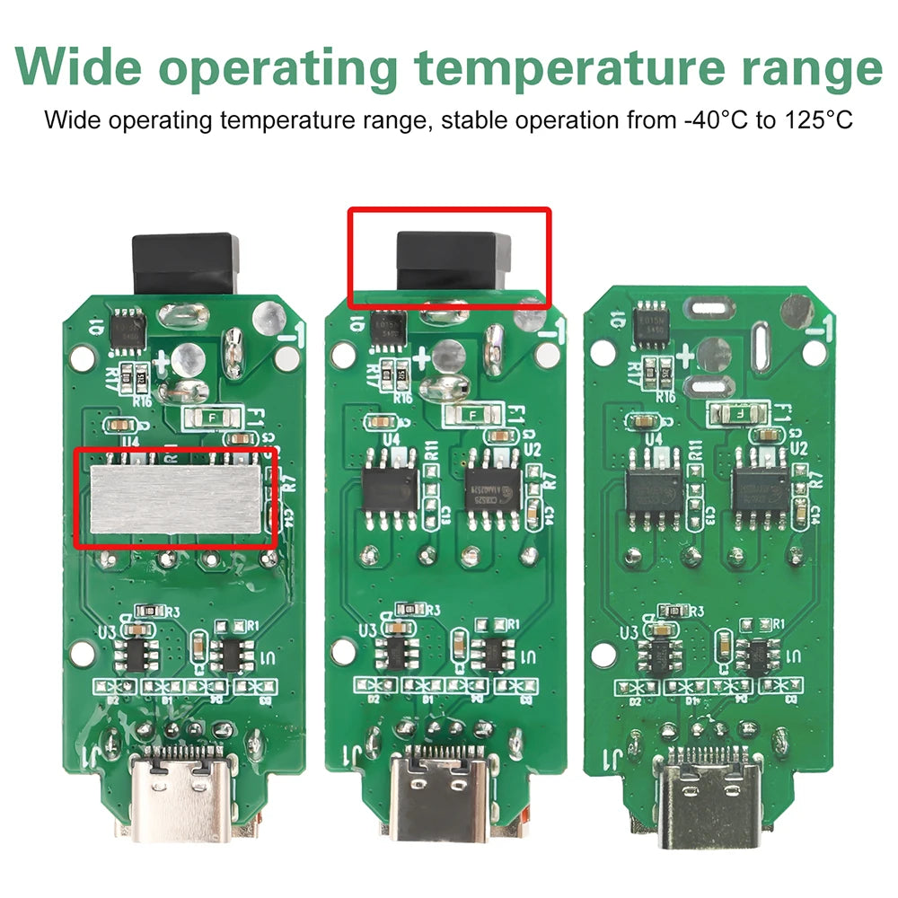 DC 9V-30V Car Mounted Step-Down Charging Module VOOC Multi Protocol USB A 30W+Type C 20W Dual Port Fast Charging Module Oasis Select