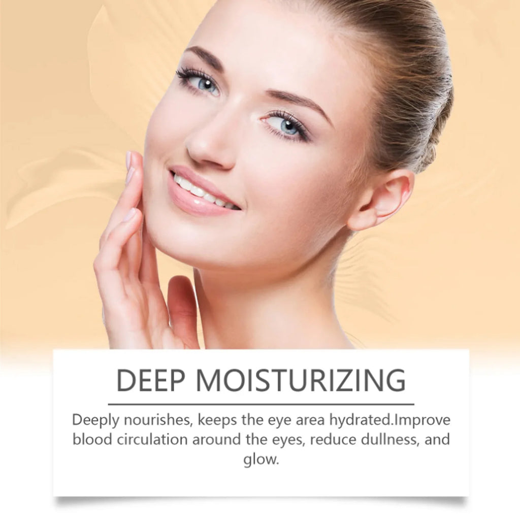 Snail Peptide Eye Cream Remove Eye Bag Anti-Puffiness Fade Dark Circle Firming Skin Roller Massage Nourishing Care Eye Cream Oasis Select