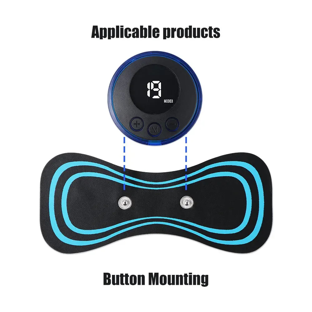 Neck Massager Gel Pads Trainer Hip Exerciser Replacement Slimming Tens Body Massager Patch Muscle Stimulator Sticker Gels Oasis Select